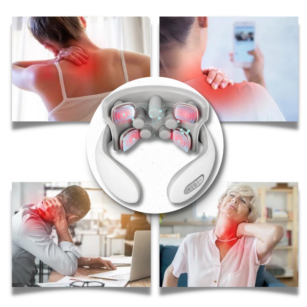 Four-Head Neck and Shoulder Relief Massager