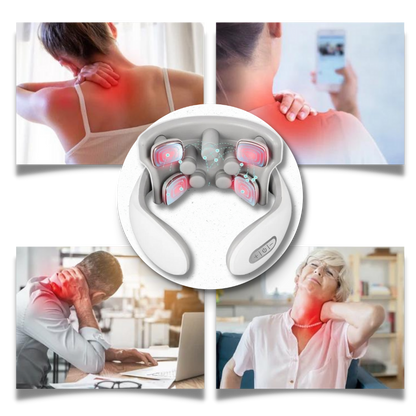 Four-Head Neck and Shoulder Relief Massager