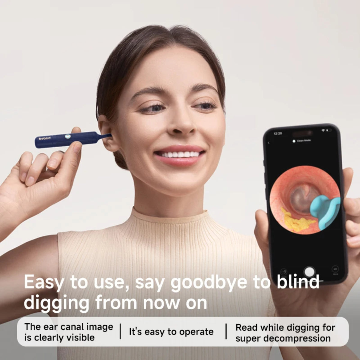 Bendable Earwax Removal Kit - Visual Earpick Tool