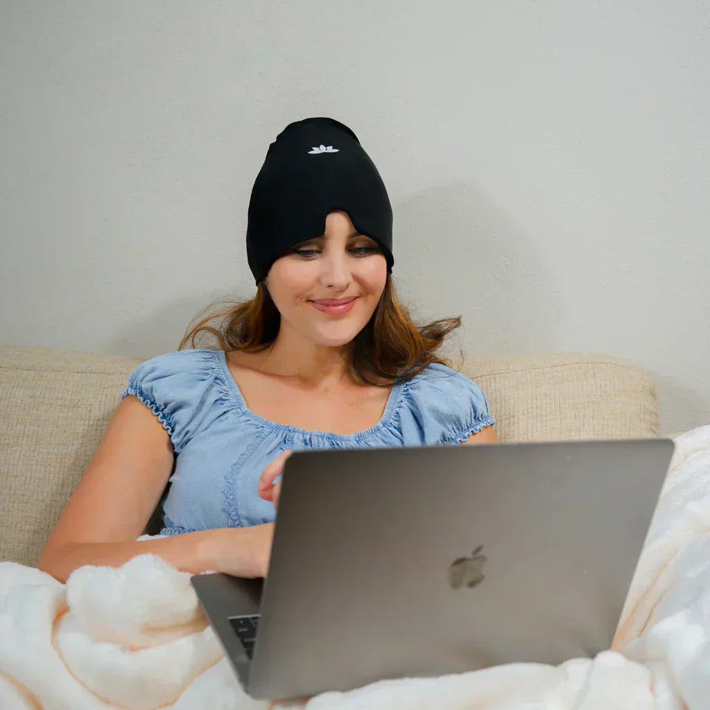 Warm and Cold Therapy Mask for Instant Migraine and Headache Relief