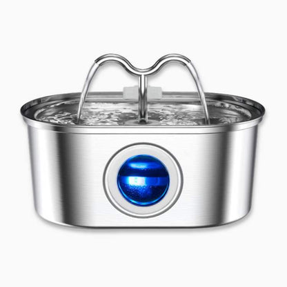 Stainless Steel Cat Water Dispenser – 2L, Quiet, Hygienic, BPA-free