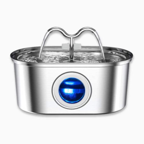 Stainless Steel Cat Water Dispenser – 2L, Quiet, Hygienic, BPA-free