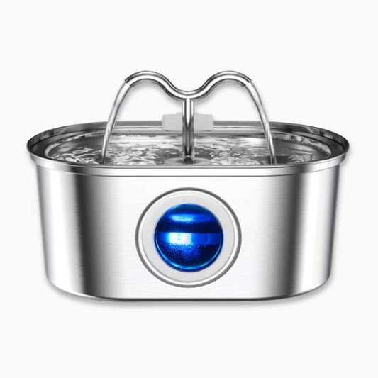 Stainless Steel Cat Water Dispenser – 2L, Quiet, Hygienic, BPA-free