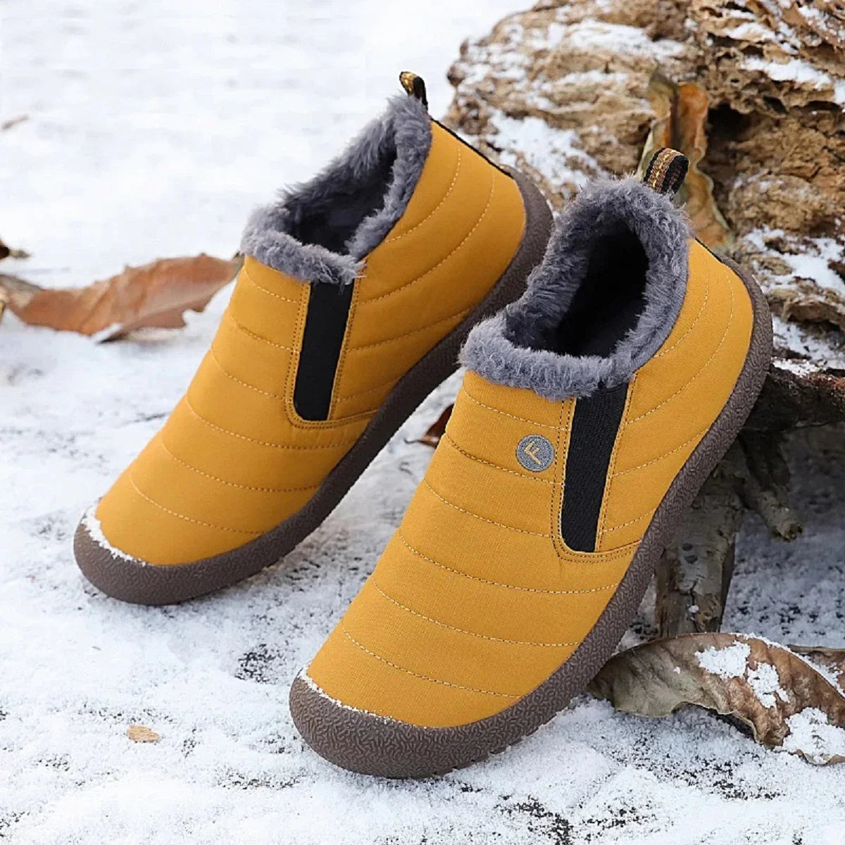 Soft and Warm Non-Slip Polar Fleece Slippers for Men – Winter Comfort