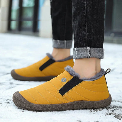 Soft and Warm Non-Slip Polar Fleece Slippers for Men – Winter Comfort