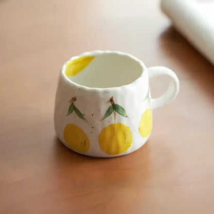 Handcrafted Ceramic Cups for Fruit Garden Decor