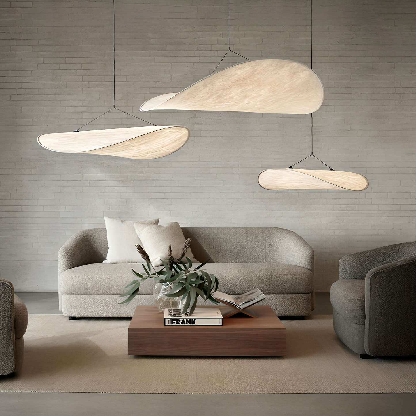 Minimalist Ceiling Lamp – Japandi Style Pendant Light in Nordic Design