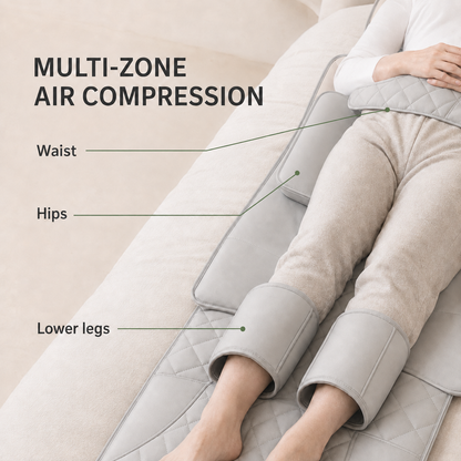 Heated Full Body Massage Mattress – Shiatsu, Air Compression & Vibration