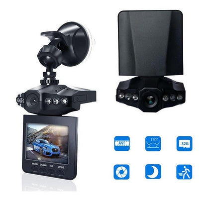 1080p Full HD Dashboard Camera with Night Vision, G-Sensor, Loop Recording, and Parking Mode for Vehicles