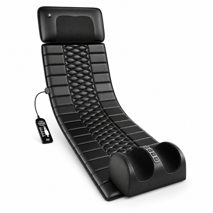 Shiatsu Massage Pad with Heat – Full Body Mat, 10 Vibrating Points, 9 Modes