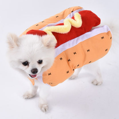 Playful Pet Outfit with Whimsical Holiday Themes and Easy Fit