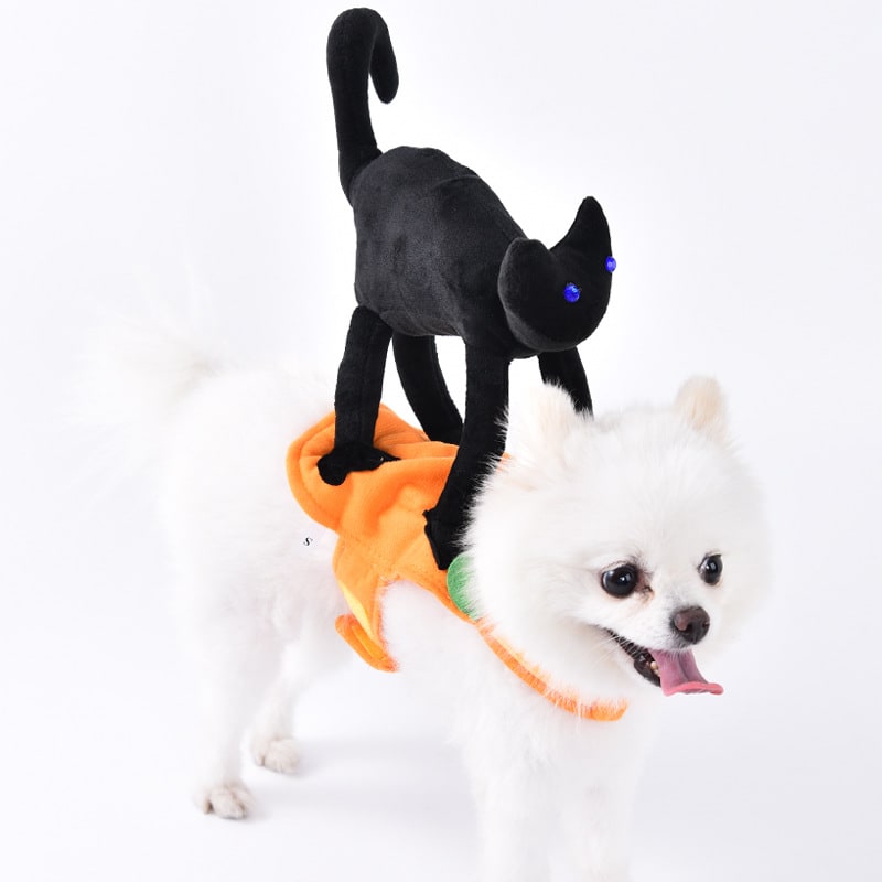 Playful Pet Outfit with Whimsical Holiday Themes and Easy Fit