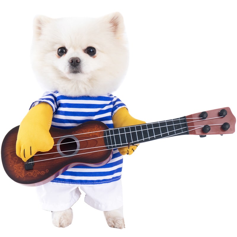 Playful Pet Outfit with Whimsical Holiday Themes and Easy Fit