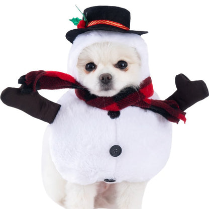 Playful Pet Outfit with Whimsical Holiday Themes and Easy Fit