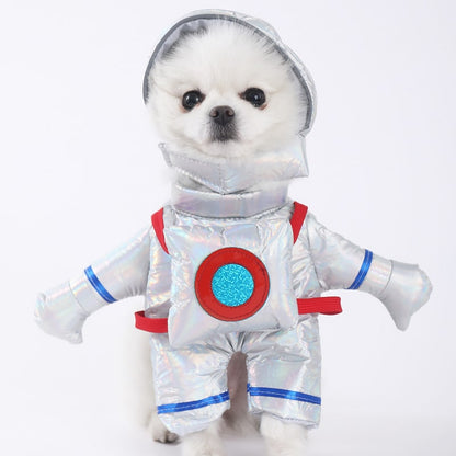 Playful Pet Outfit with Whimsical Holiday Themes and Easy Fit