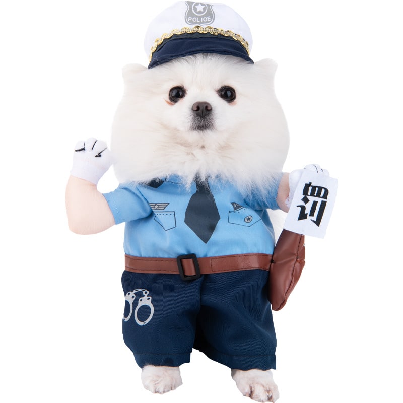 Playful Pet Outfit with Whimsical Holiday Themes and Easy Fit