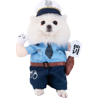 Playful Pet Outfit with Whimsical Holiday Themes and Easy Fit