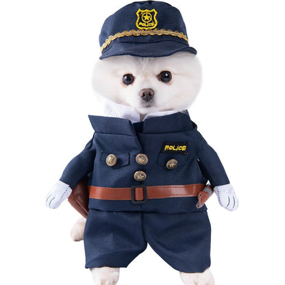 Playful Pet Outfit with Whimsical Holiday Themes and Easy Fit