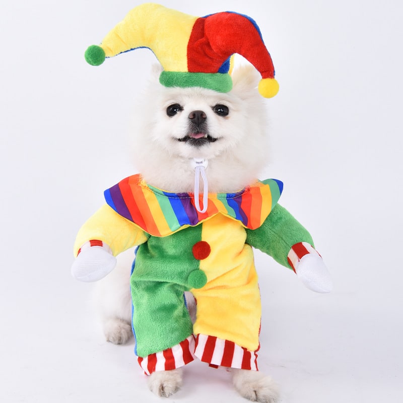 Playful Pet Outfit with Whimsical Holiday Themes and Easy Fit