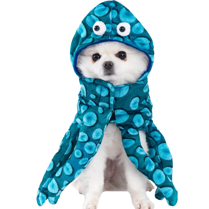 Playful Pet Outfit with Whimsical Holiday Themes and Easy Fit