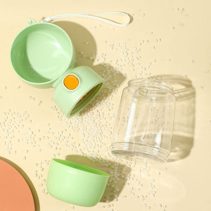 Portable Bottle for Pet Food and Water
