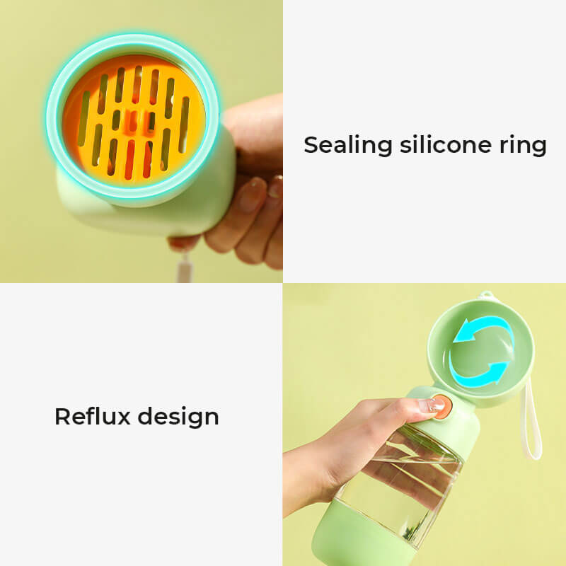 Portable Bottle for Pet Food and Water