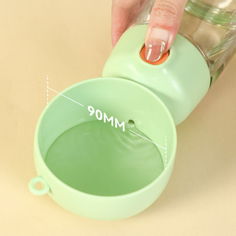 Portable Bottle for Pet Food and Water
