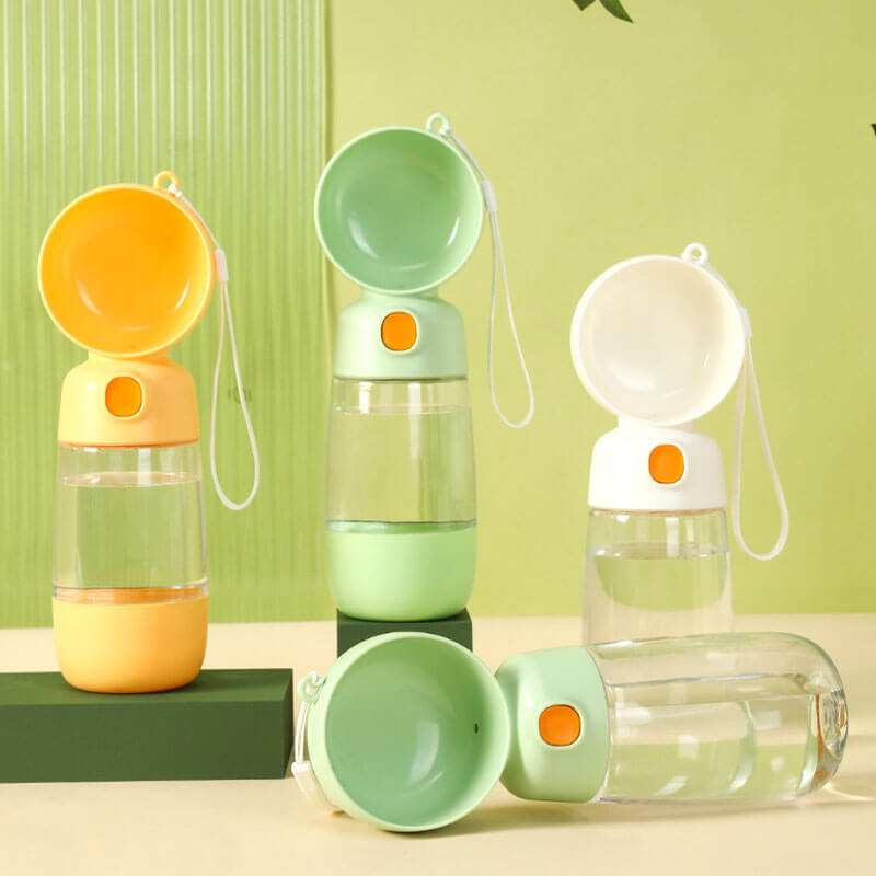 Portable Bottle for Pet Food and Water
