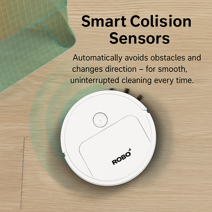 3-in-1 Smart Robot Vacuum Cleaner with Strong Suction for Pet Owners