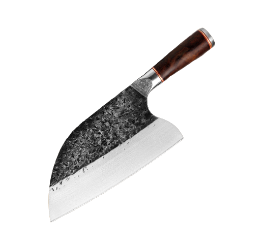 Handcrafted Wide Blade Cleaver Knife for Culinary Professionals