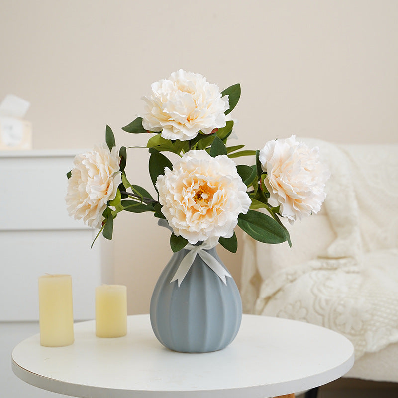 Set of 5 Large Faux Peony Blooms