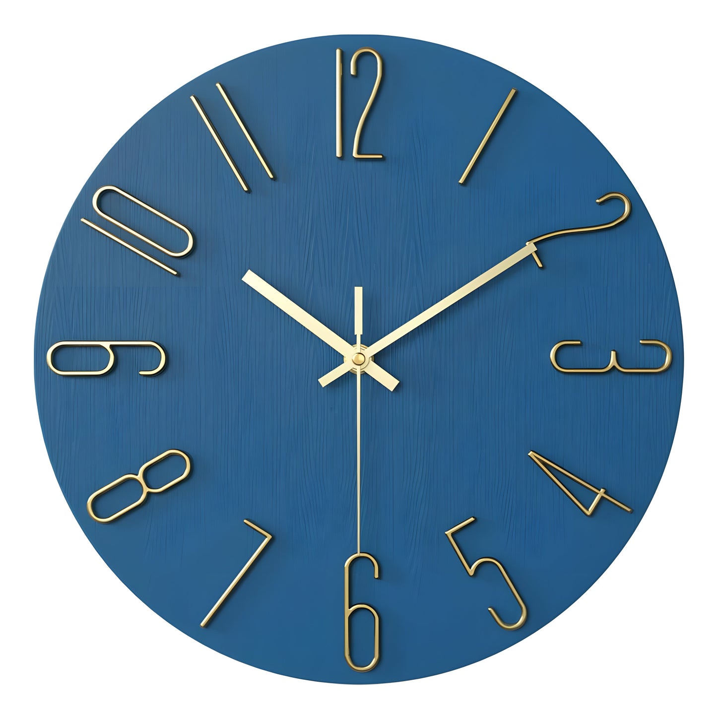Minimalist Wall Clock with Silent Quartz Movement for Modern Interiors
