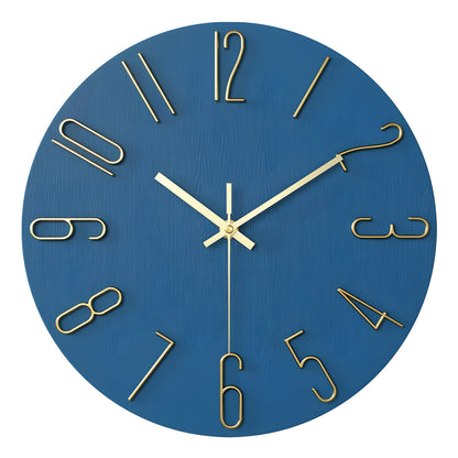Minimalist Wall Clock with Silent Quartz Movement for Modern Interiors