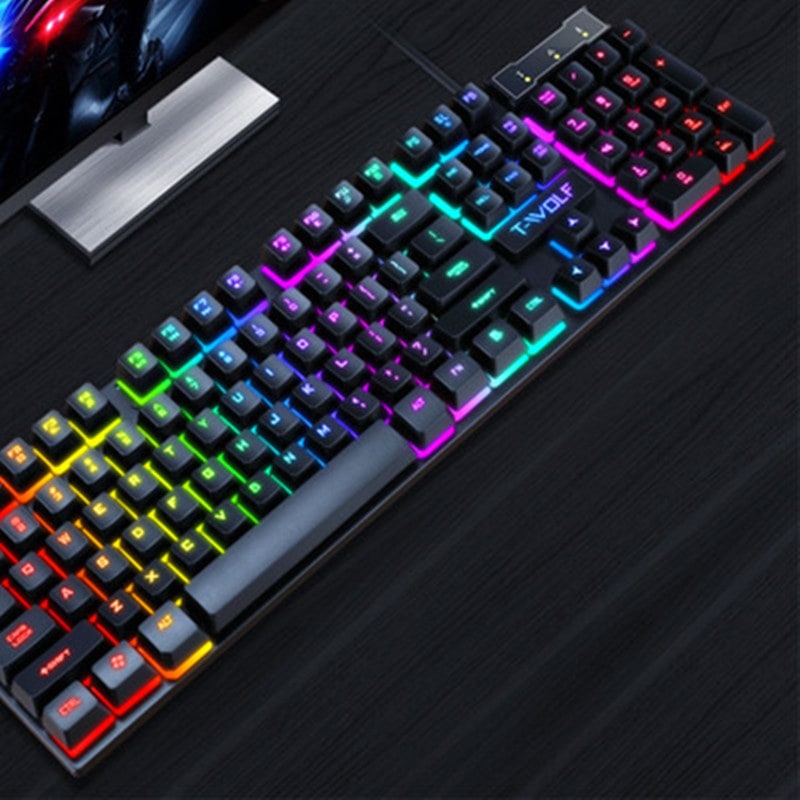 Ultimate Gaming Keyboard & Precision Mouse Set with RGB Glow