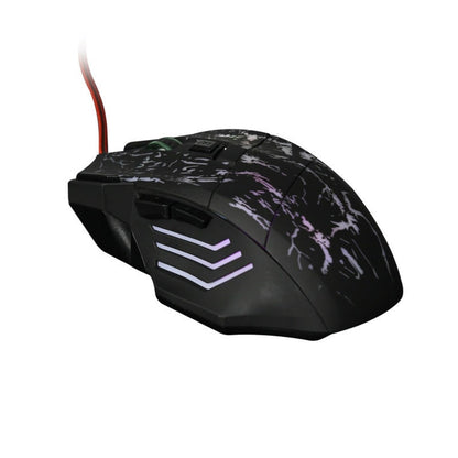 Precision Wired Gaming Mouse with Customizable RGB Lighting