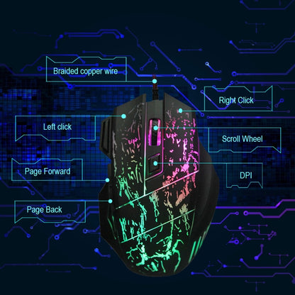 Precision Wired Gaming Mouse with Customizable RGB Lighting
