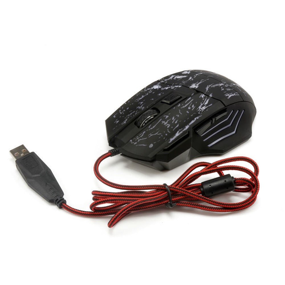 Precision Wired Gaming Mouse with Customizable RGB Lighting