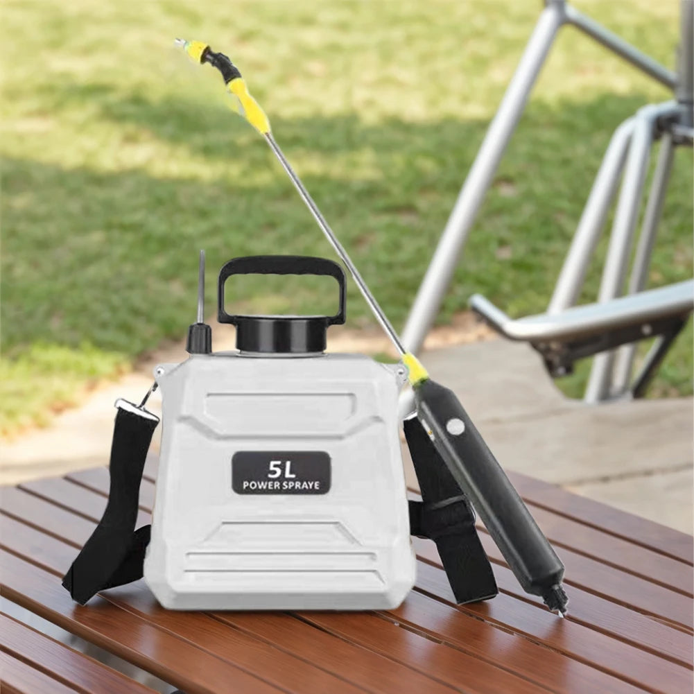Electric Garden Sprayer for Plant Maintenance and Cleaning Automation