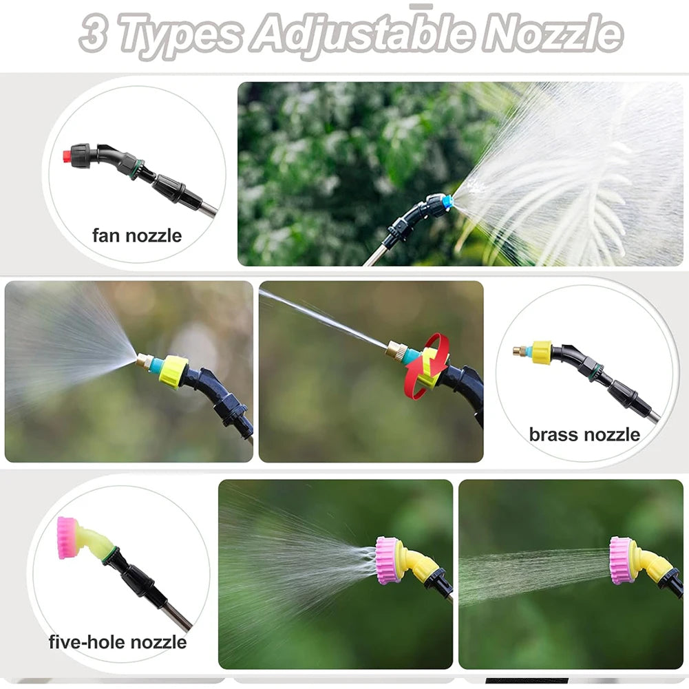 Electric Garden Sprayer for Plant Maintenance and Cleaning Automation