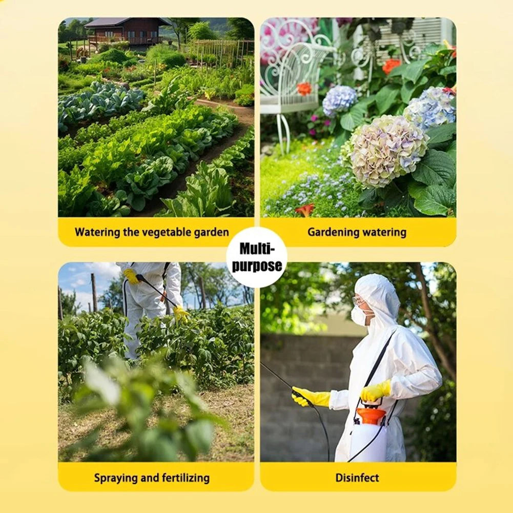Electric Garden Sprayer for Plant Maintenance and Cleaning Automation