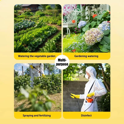 Electric Garden Sprayer for Plant Maintenance and Cleaning Automation
