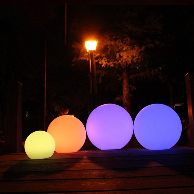 Smart Portable Garden Lamp - LED Globe Light with Color Change Feature