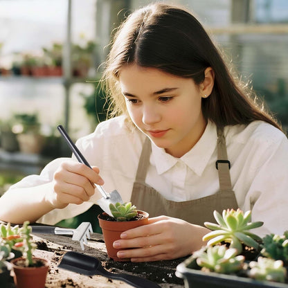 Essential Mini Gardening Kit for Succulents with Handy Pouch