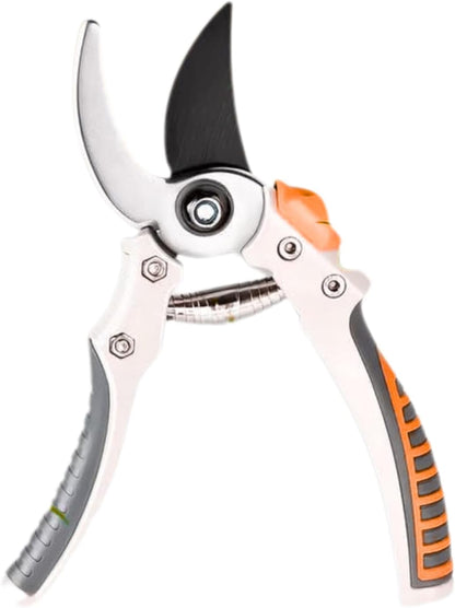Precision Pruner with Carbon Steel Blade | Cuts Branches Up to 19mm | Ergonomic Soft Grip Handles | Ideal for Gardening & Fruit Harvesting