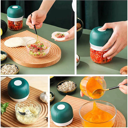 50% OFF | Electric Mini Garlic Chopper 250ml - Last Day Discount