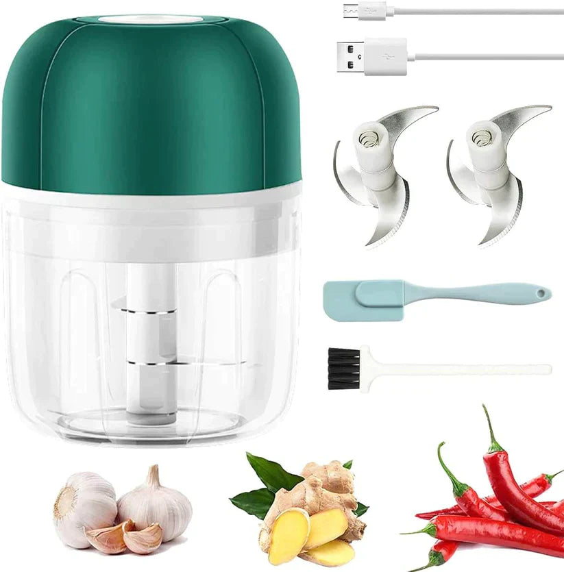 50% OFF | Electric Mini Garlic Chopper 250ml - Last Day Discount