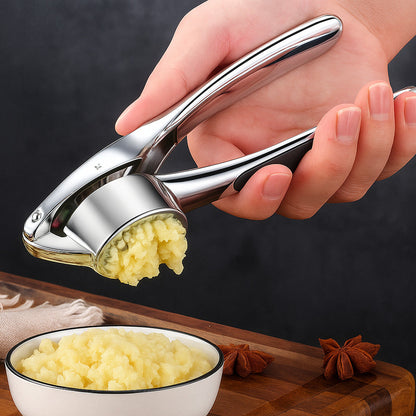 Garlic Press with Non-Slip Grip – Stainless Steel Minimalist Design
