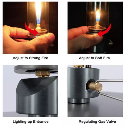 Adjustable Brightness Portable Gas Lantern