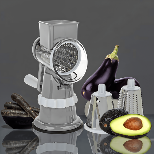 Safe Vegetable Slicer with Finger Guard and Precision Blades