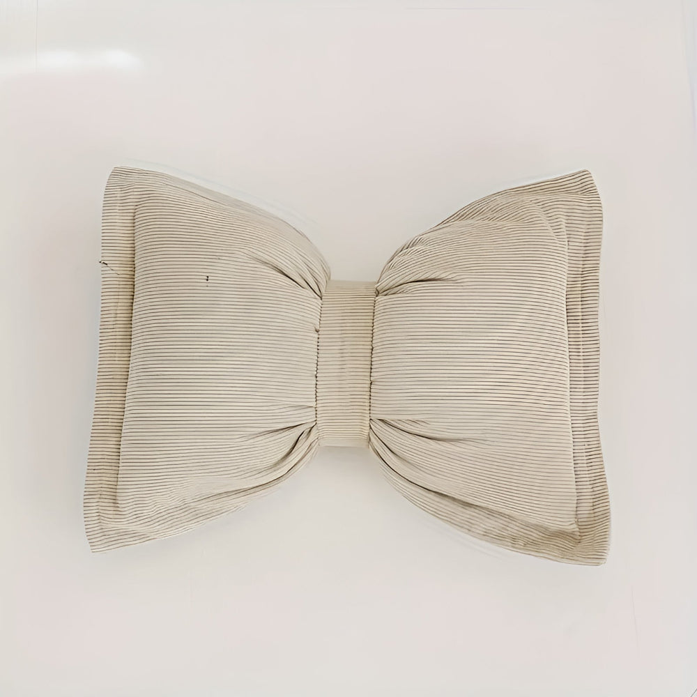 Chic Bow Accent Pillow for Cozy Spaces